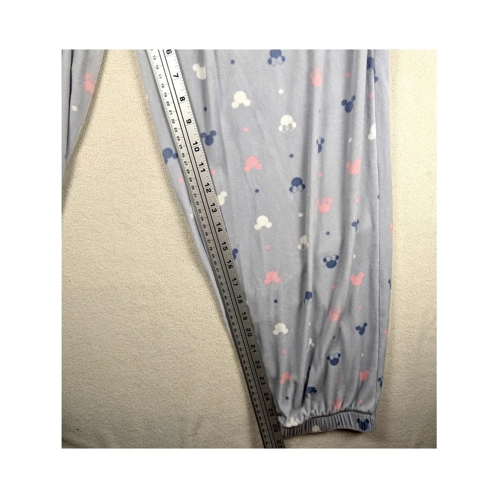 Disney Pajama 2 Piece‎ Set Women's Mickey Silky Stretch Fleece Long Sleeve XXL - Picture 9 of 13